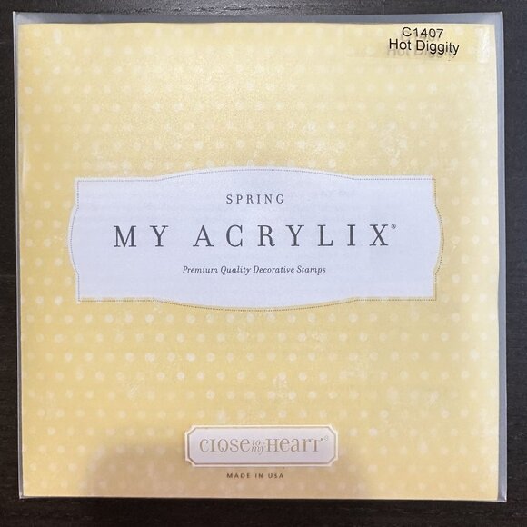 My Acrylix Decorative Stamps Set Hot Diggity c1407 - Picture 2 of 2